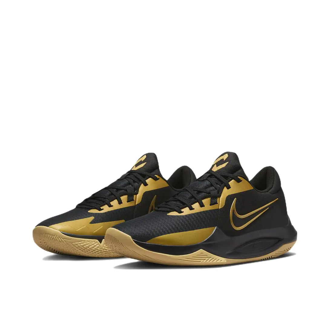 Nike Precision 6 " Black Metallic Gold "
