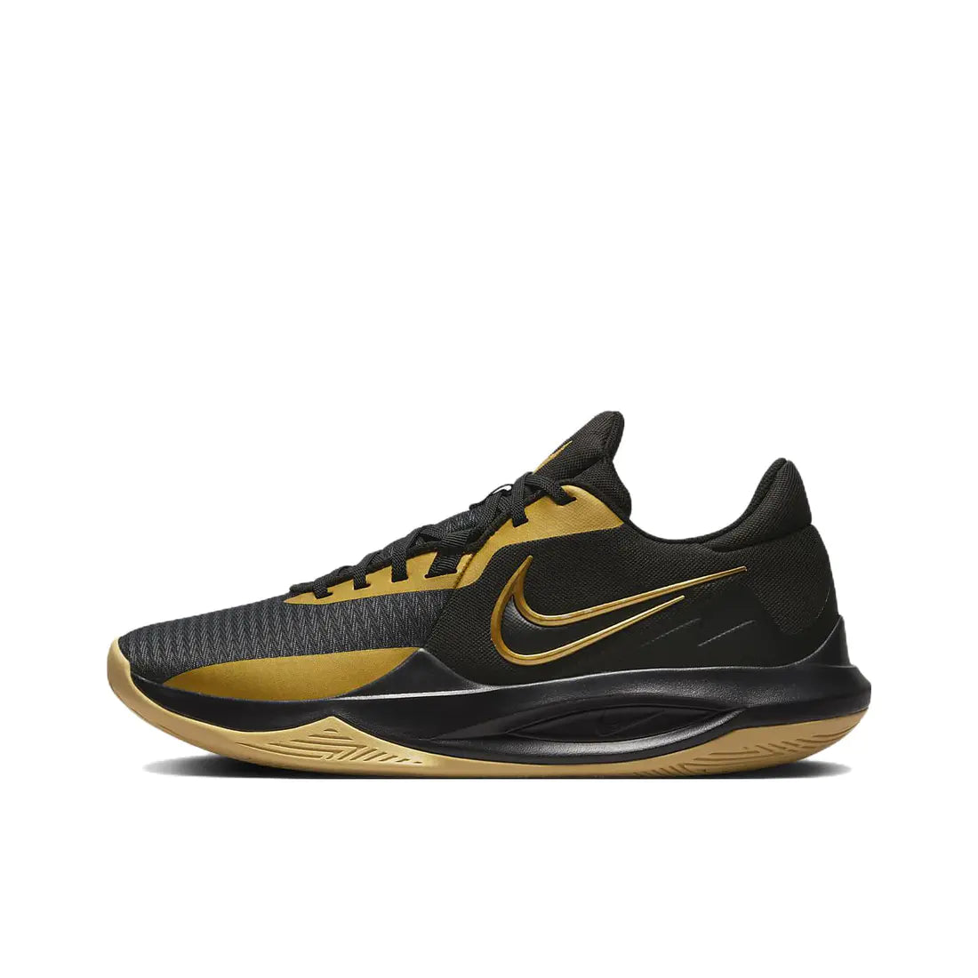Nike Precision 6 " Black Metallic Gold "