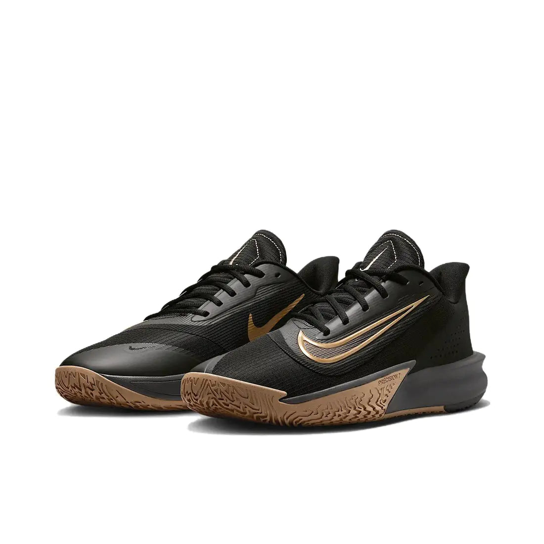 Nike Precision 7 " Black Metallic Gold "