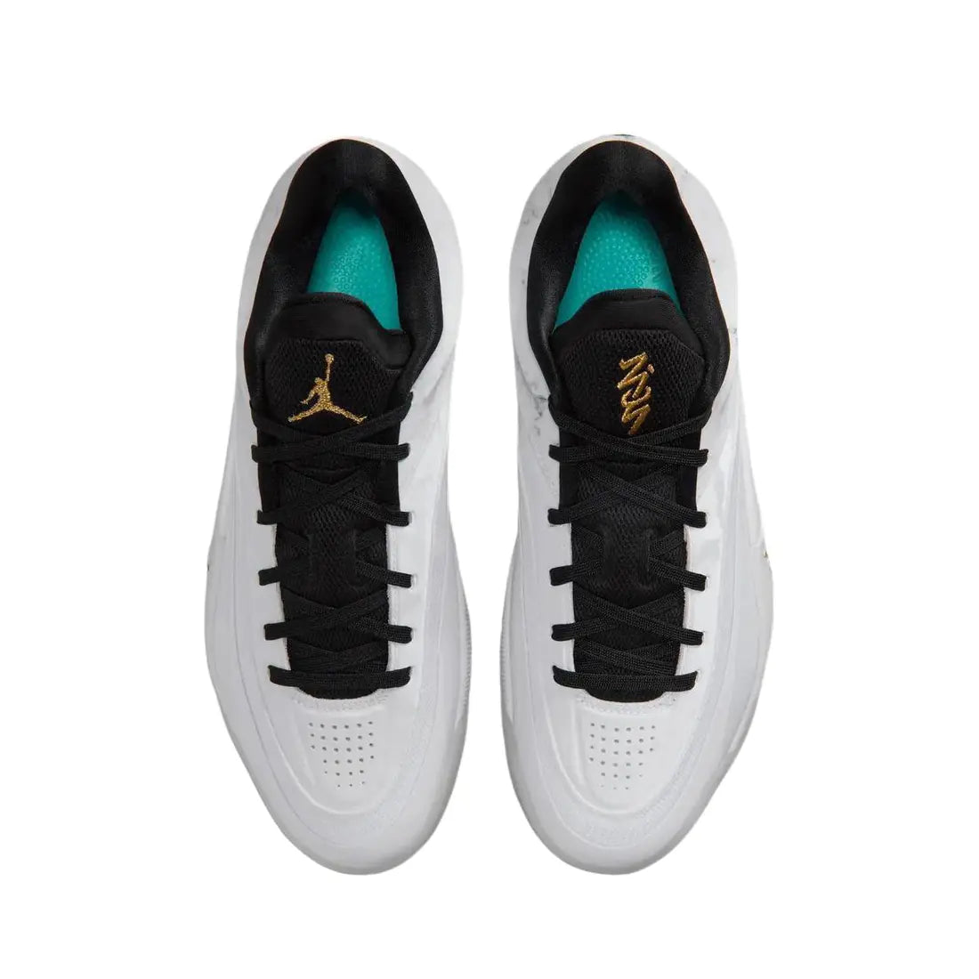 Jordan Zion 4 " White Metallic Gold "